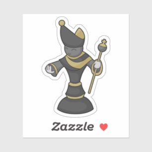 Sticker Évêque Échecs Équipe Échecs