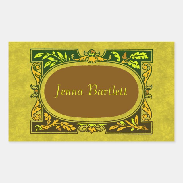 Sticker Ex Libris Cartouche (Devant)