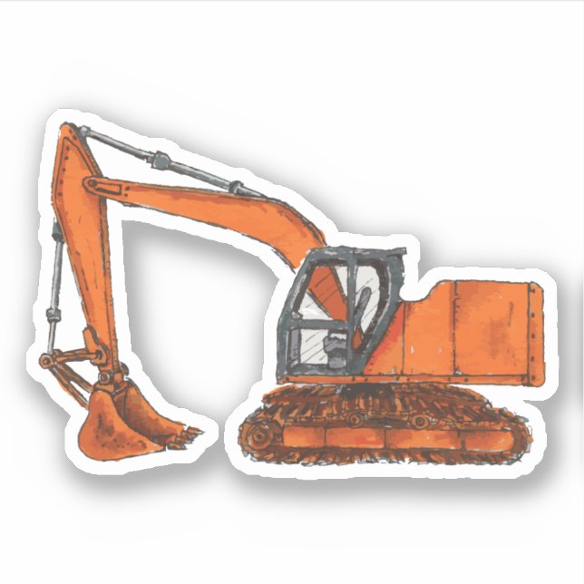 Sticker Excavateur (Devant)