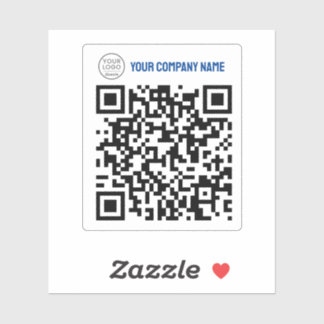Sticker exemple de texte du modèle de code QR