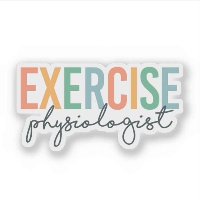 Sticker Exercise Physiologist – Exercise Physiology (Devant)