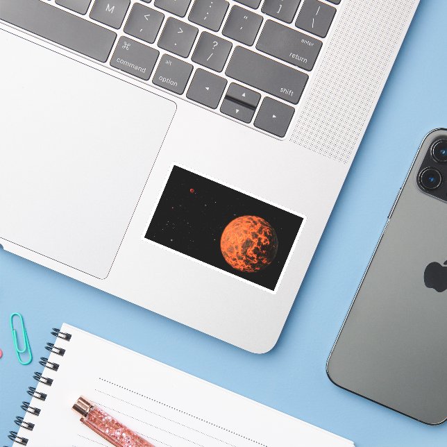 Sticker Exoplanet Ucf-1.01 Orbitant Une Étoile Appelée Gj  (Ordinateur portable avec iPhone)