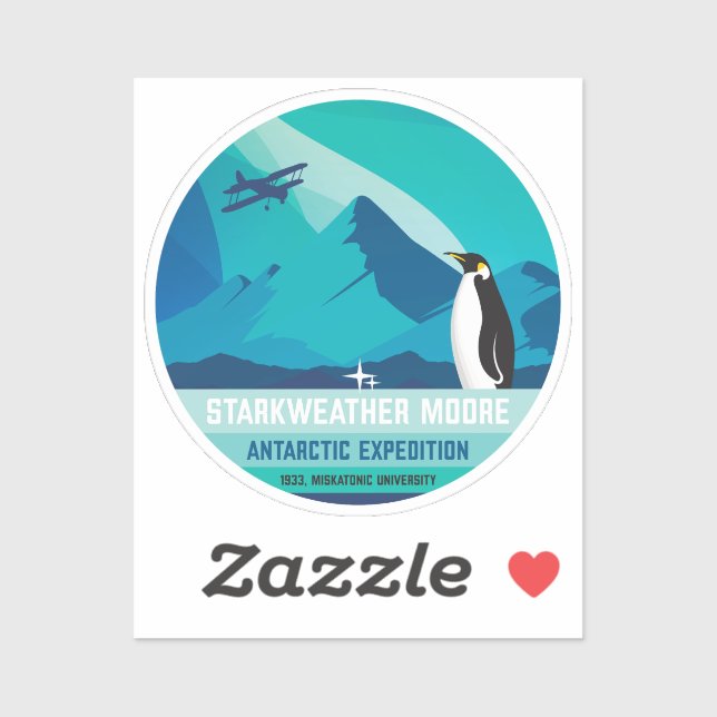 Sticker Expédition Antarctique Starkweather-Moore (Feuille)