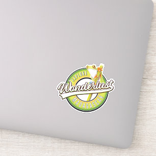 Sticker Explorer Madagascar envie de voyager