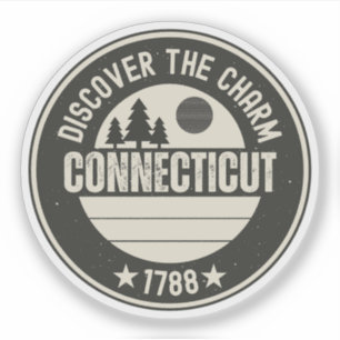 Sticker Explorez Connecticut- Designs for Every Lover
