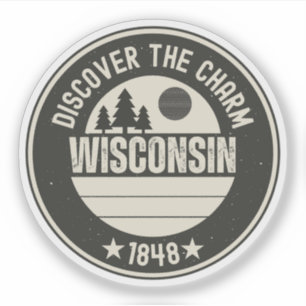 Sticker Explorez le Wisconsin- Designs for Every Lover