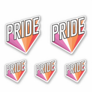Sticker Explosion de la fierté lesbienne
