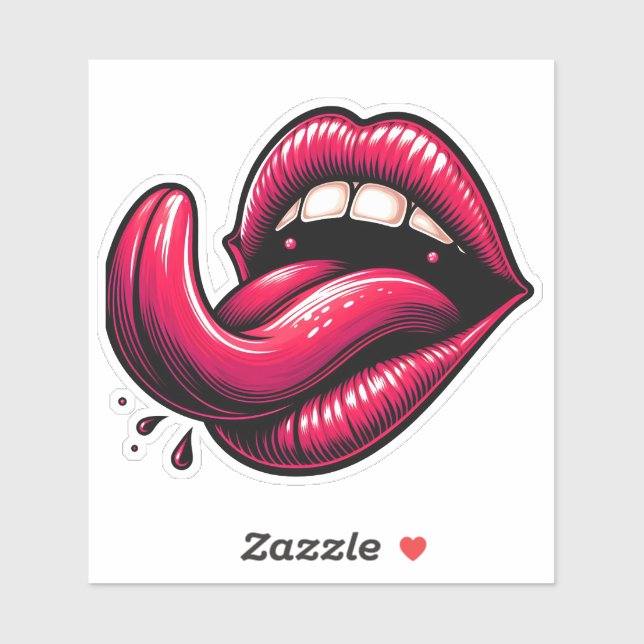 Sticker Expression audacieuse d'un message dynamique et mo (Feuille)