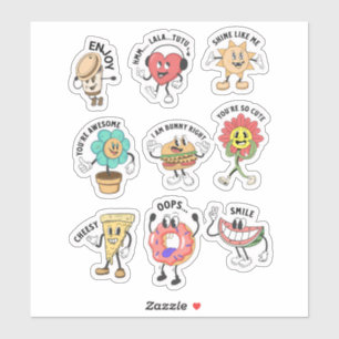 Sticker Exprimez-vous en Kawaii ! Amusant personnage