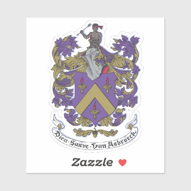 Sticker extérieur personnalisé Hasbrouck (Feuille)