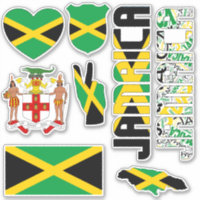 Extraordinaire Jamaïque forme les symboles nationa