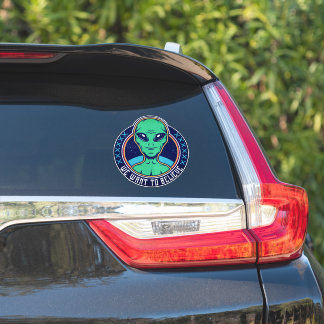 Sticker Extraterrestre en qui nous voulons croire Extrater