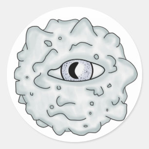 Sticker Eyeball Meaty Gris
