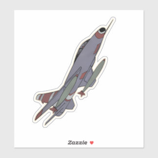 Sticker F-100 Super Saber, avion de chasse