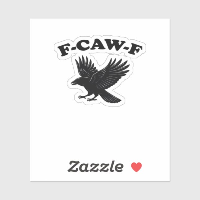 Sticker F-Caw-F Creative Style (Feuille)