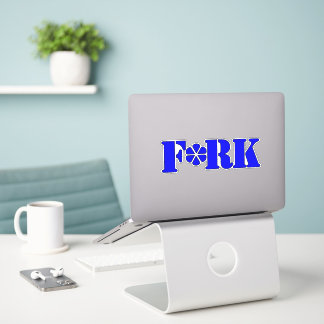 Sticker F*RK - Conception de fourche censurée en jeu no 3