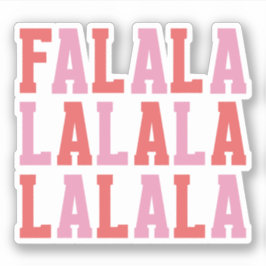Sticker FA LA LA | Noël