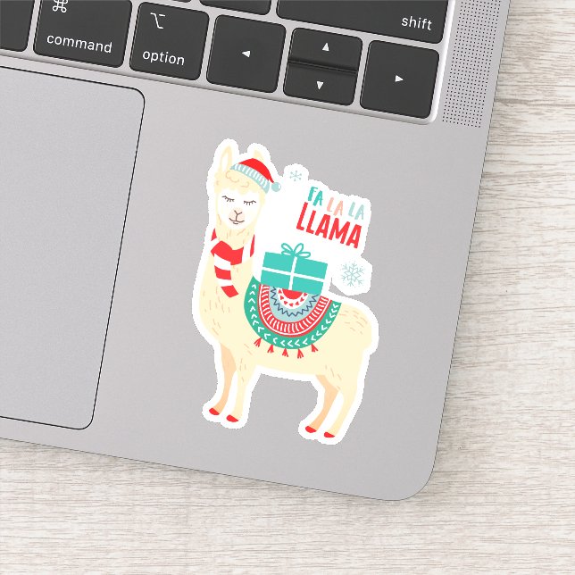 Sticker Fa La Llama | Noël (Détail)