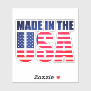 Sticker Fabriqué aux Etats-Unis
