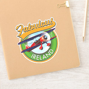 Sticker fabuleux patch de voyage en Irlande.