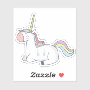 Sticker Fabulous Unicorn dormant