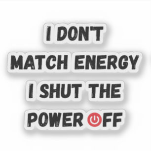 Sticker Faible batterie sociale
