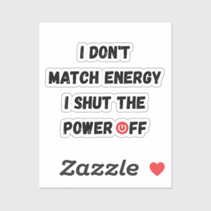 Sticker Faible Batterie Sociale