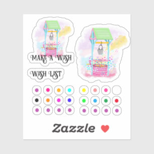 Sticker faire un voeu