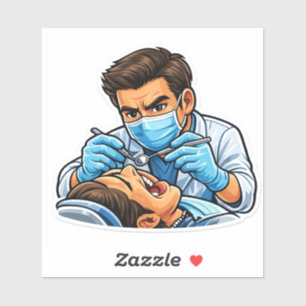Sticker fais-moi confiance je suis dentiste