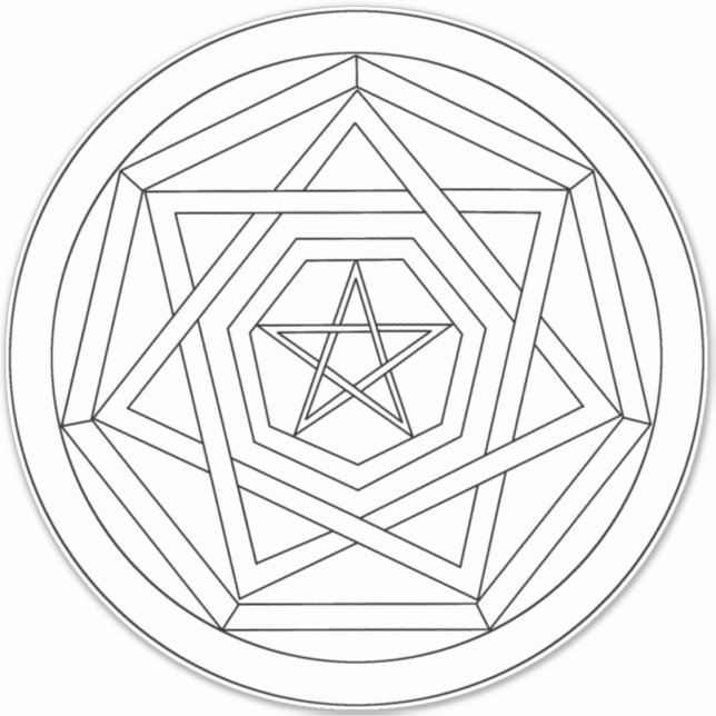 Sticker Faites votre propre Sigillum Dei (Devant)