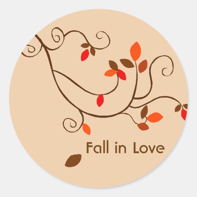 Sticker Fall in Love (Devant)