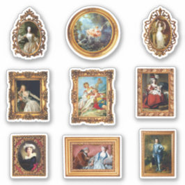 Sticker Fameux Rococo Art coffret encadré