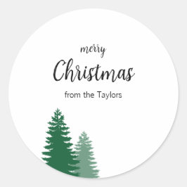 sticker familial de Noël minimal