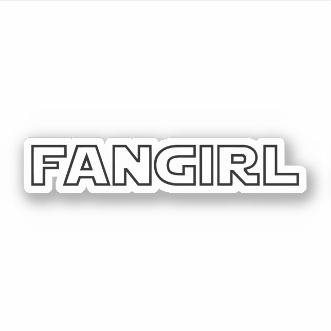 STICKER FANGIRL (Devant)
