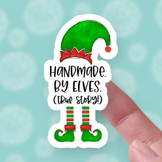 Sticker Fantaisie artisanale par Elves Mignonne Noël Busin (Créateur téléchargé)