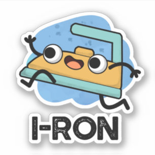 Sticker Fantaisie I-ron en cours de fer