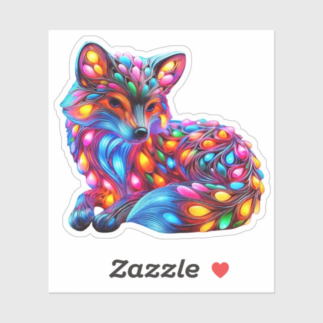 Sticker Fantastique Fox (Feuille)