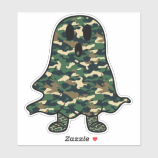 Sticker Fantôme de camouflage d'Halloween