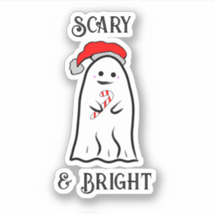 Sticker Fantôme de Sucre de canne effrayant et lumineux