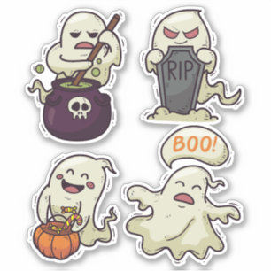 Sticker Fantômes d'Halloween