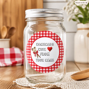 Sticker 'Farmhouse Vibe - Selbstgemacht mit Liebe'