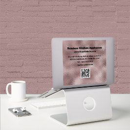 Sticker Faux rose foncé