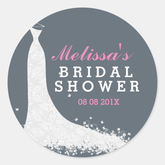 Sticker Faveur Mariage Fête des mariées (Devant)