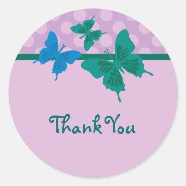 Sticker Faveur Papillon (Devant)