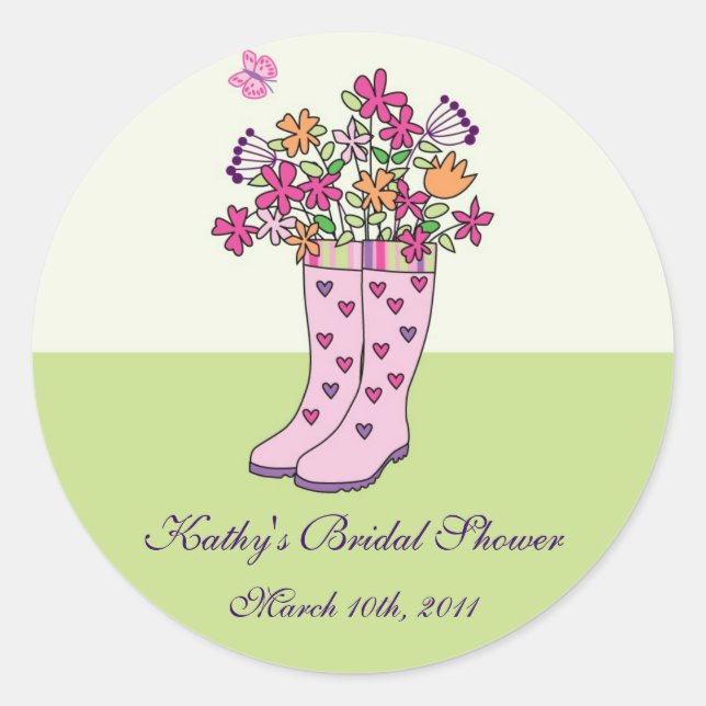 Sticker Favoriser Les Bottes De Pluie (Devant)