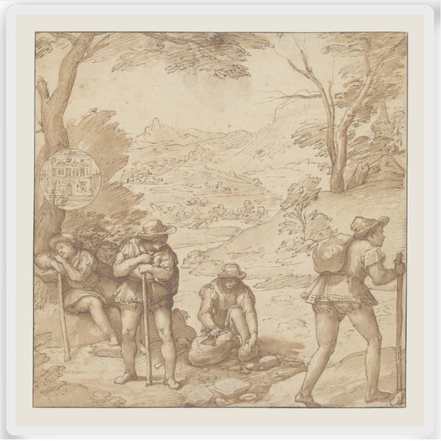 Sticker Federico Zuccaro - Hallucination de Taddeo (Devant)