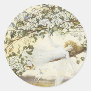 Sticker Féerie victorien - Fae bébé