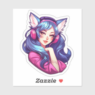 Sticker Feline Enigma