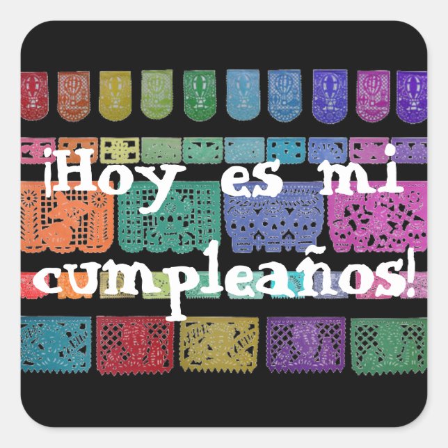 Sticker Feliz Cumpleanos (Devant)