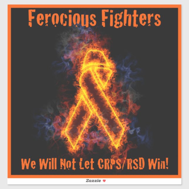 Sticker Ferocious Fighters LOGO Vinyl Decal (Feuille)